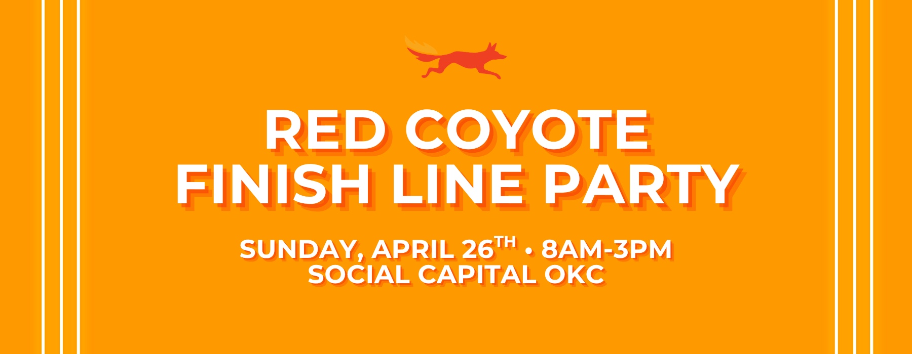 Finish Line 2026 - Red Coyote Running